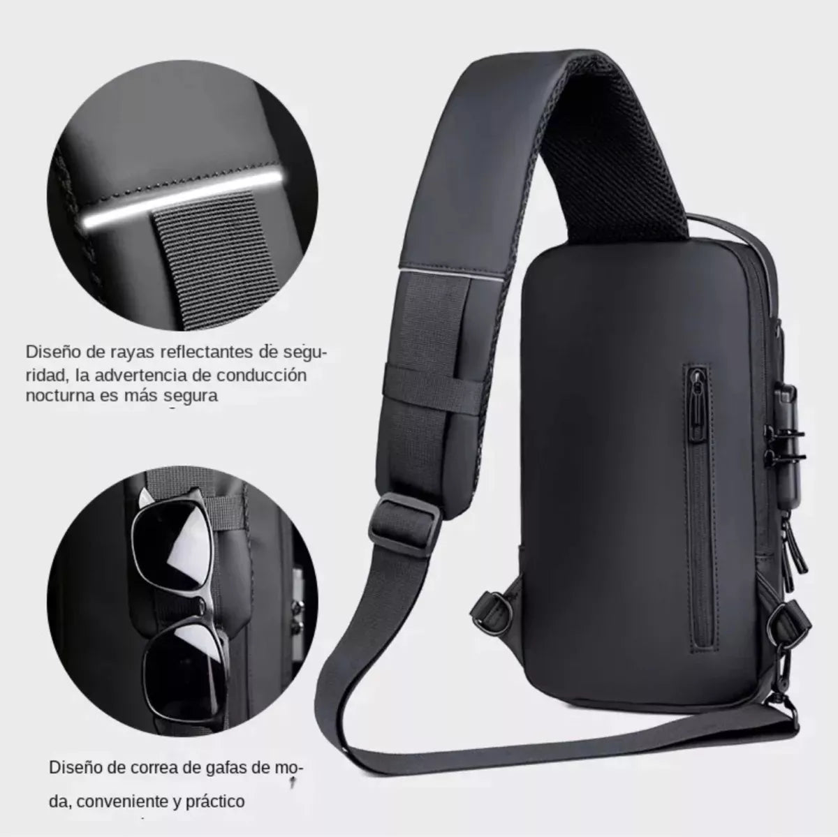 Bolso inteligente Antirrobo con PowerBank
