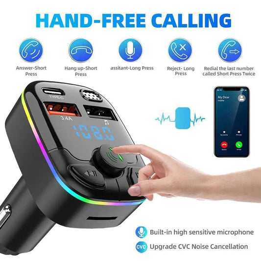 Radio reproductor MP3 C2PRO Con pantalla y triple carga USB Y C