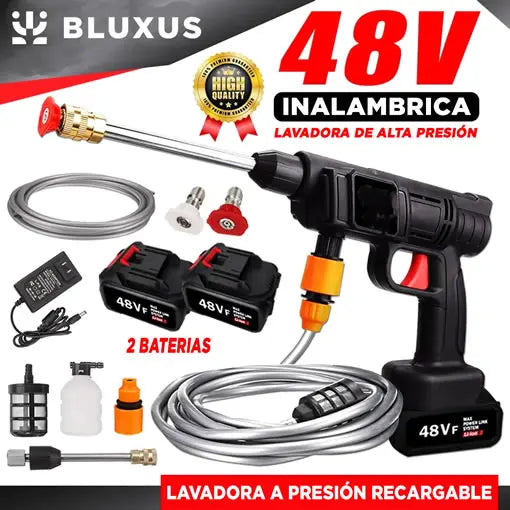 Hidrolavadora  inalámbrica 48V (2 Baterias)